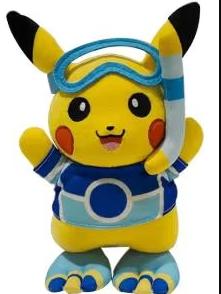 Pokemon pluche knuffel Pikachu met duikbril (20cm), Kinderen en Baby's, Speelgoed | Knuffels en Pluche, Nieuw, Overige typen, Ophalen of Verzenden