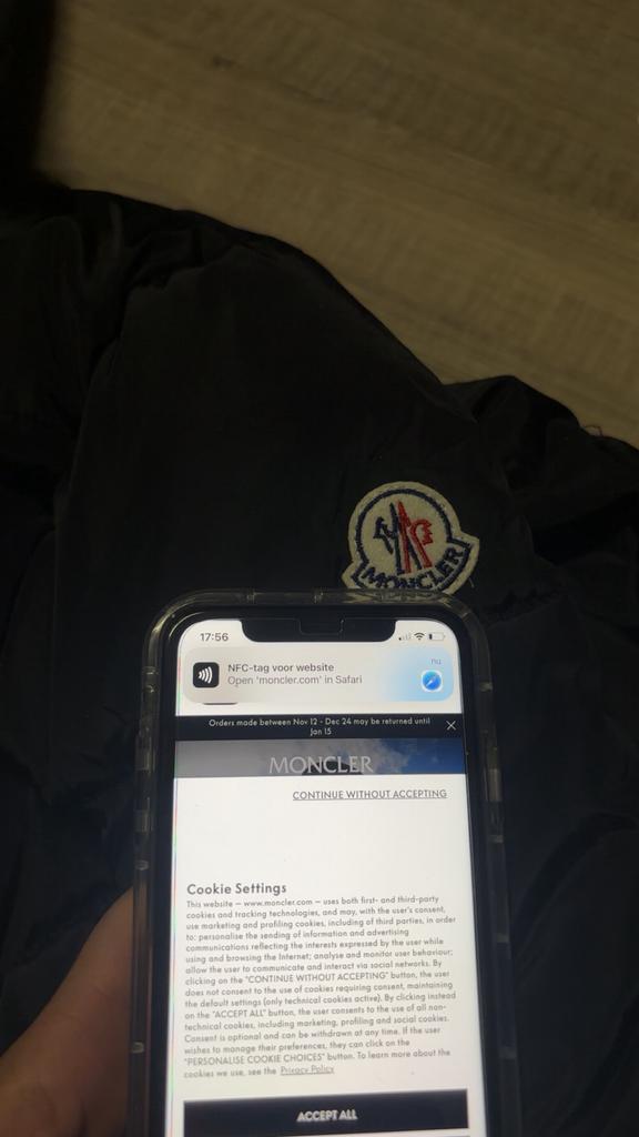 Moncler jas, Envoi, Comme neuf, Taille 48/50 (M)