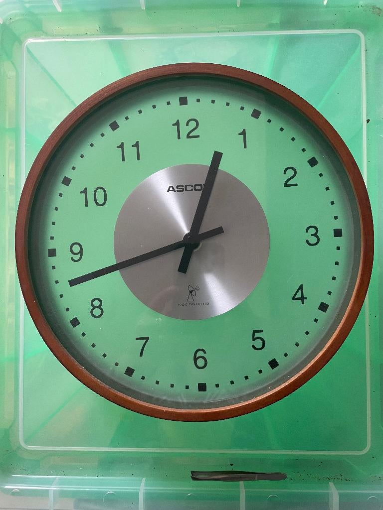 Horloge murale marbre/doré  transparente/arg. Nouveau, Maison & Meubles, Accessoires pour la Maison | Horloges, Enlèvement, Neuf