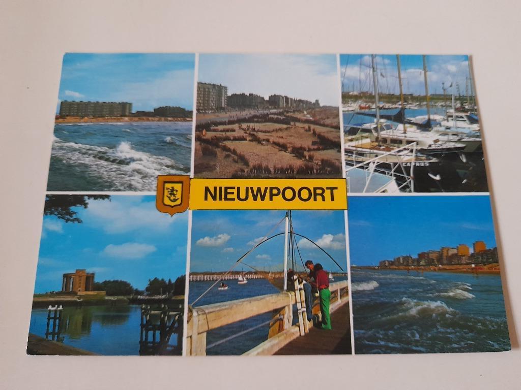 Carte postale Nieuwpoort - mer, bateaux, marina, Enlèvement ou Envoi, 1980 à nos jours, Affranchie, Flandre Occidentale