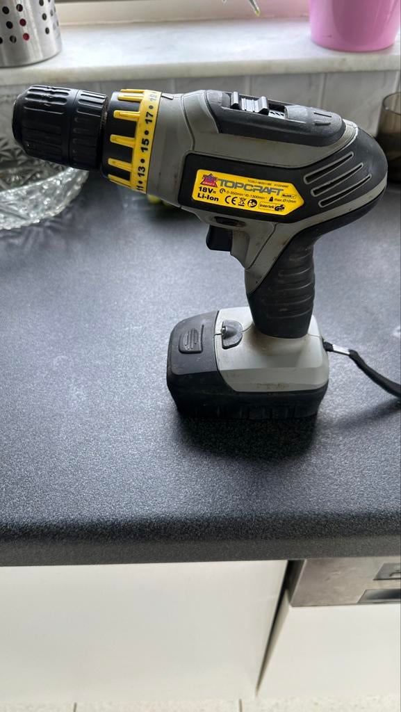 Perceuse sans fil, Bricolage & Construction, Outillage | Foreuses, Enlèvement ou Envoi, Comme neuf, Perceuse