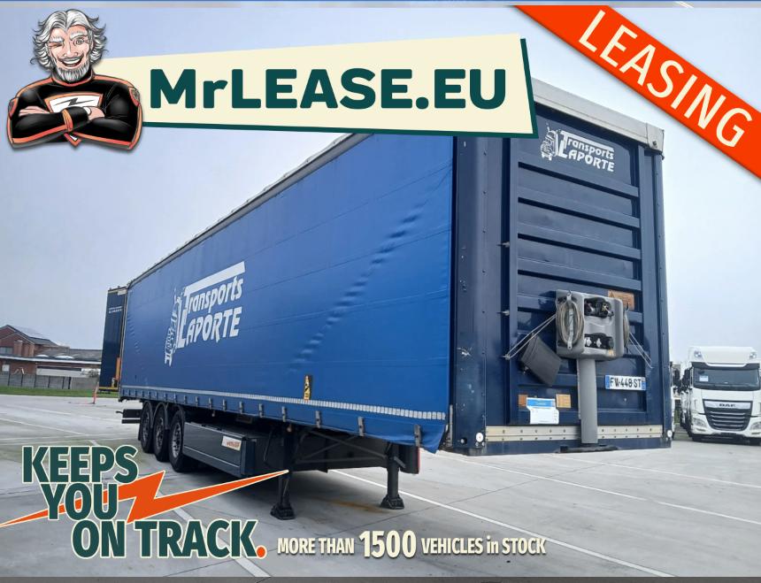 LEASING schuifzeil oplegger baché, Auto's, Bedrijf, DAF, Te koop, BTW verrekenbaar