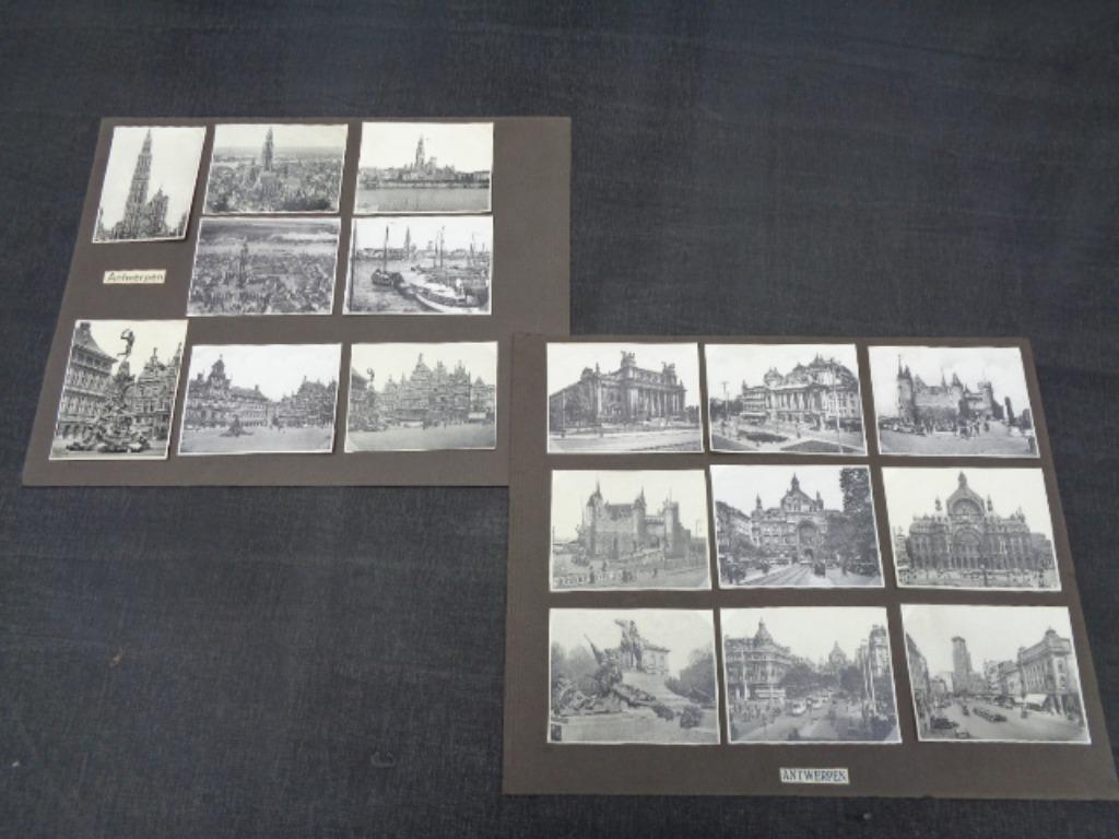 Verzam. foto kaarten jaren 30 Antwerpen + Brussel , 35 stuks, Enlèvement ou Envoi, Avant 1940, Photo, Comme neuf