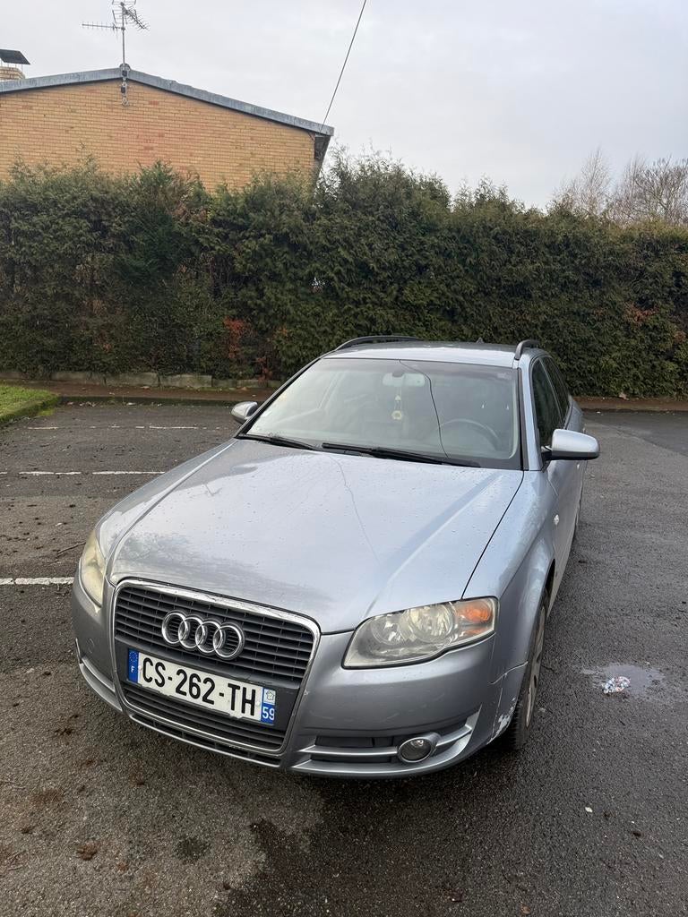 Audi A4, Auto's, Audi, Particulier, A4, Airbags, Diesel, Break, 5 deurs, Handgeschakeld, Zilver of Grijs, Zwart, Leder, Achterwielaandrijving