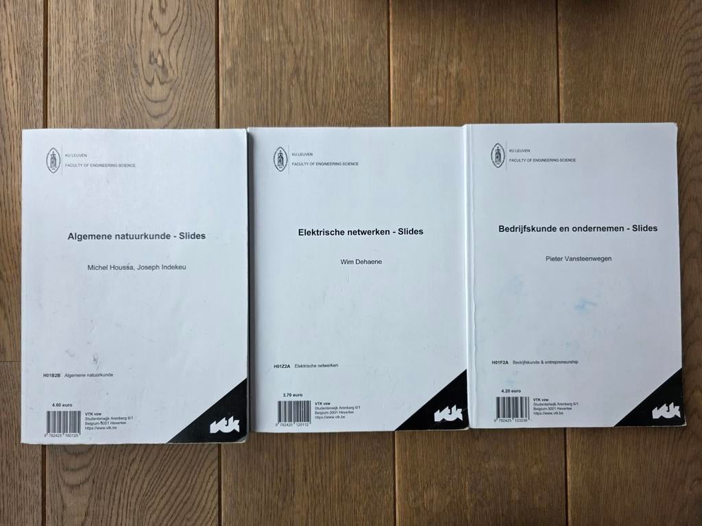 Algemene natuurkunde, electrische netwerken, ... IR KUL, Boeken, Ophalen of Verzenden, Zo goed als nieuw