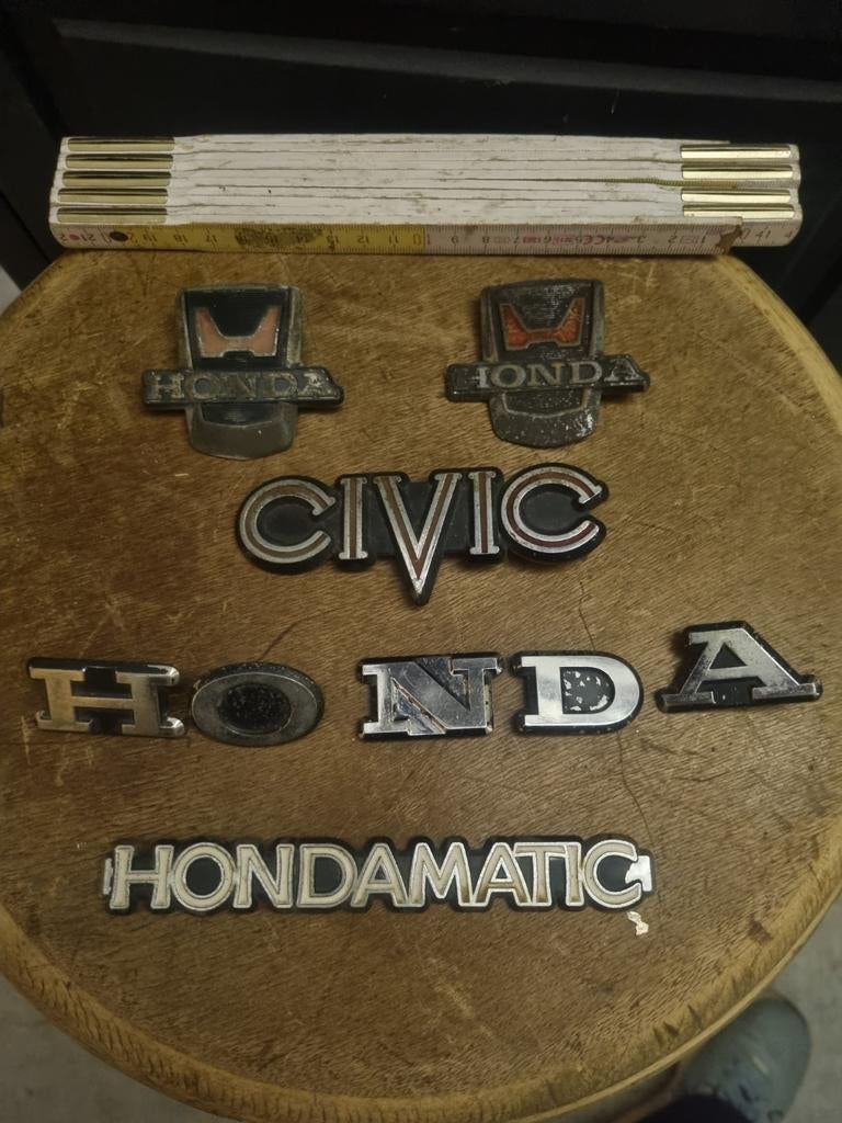 Lot de logo hayon et cotés honda civic sb sb2, Enlèvement ou Envoi, Honda