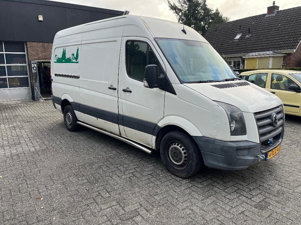 Vw crafter 2.5  TDI. LANG HOOG MOTORSCHADE., Autos, Euro 5, Achat, 2500 cm³, Entreprise