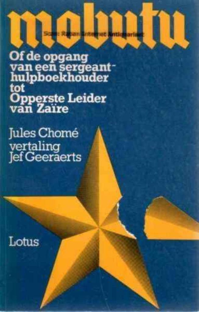 Mobutu  / Jules Chome, Ophalen of Verzenden, Zo goed als nieuw