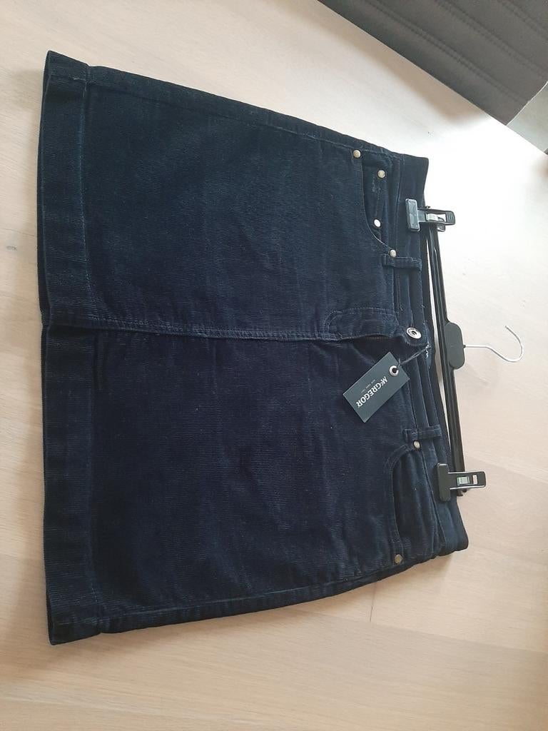 NIEUW!!! Ribfluweel rokje McGregor Mt40 (nwpr 109.95eur), Kleding | Dames, Maat 38/40 (M), Blauw, Mc Gregor, Nieuw
