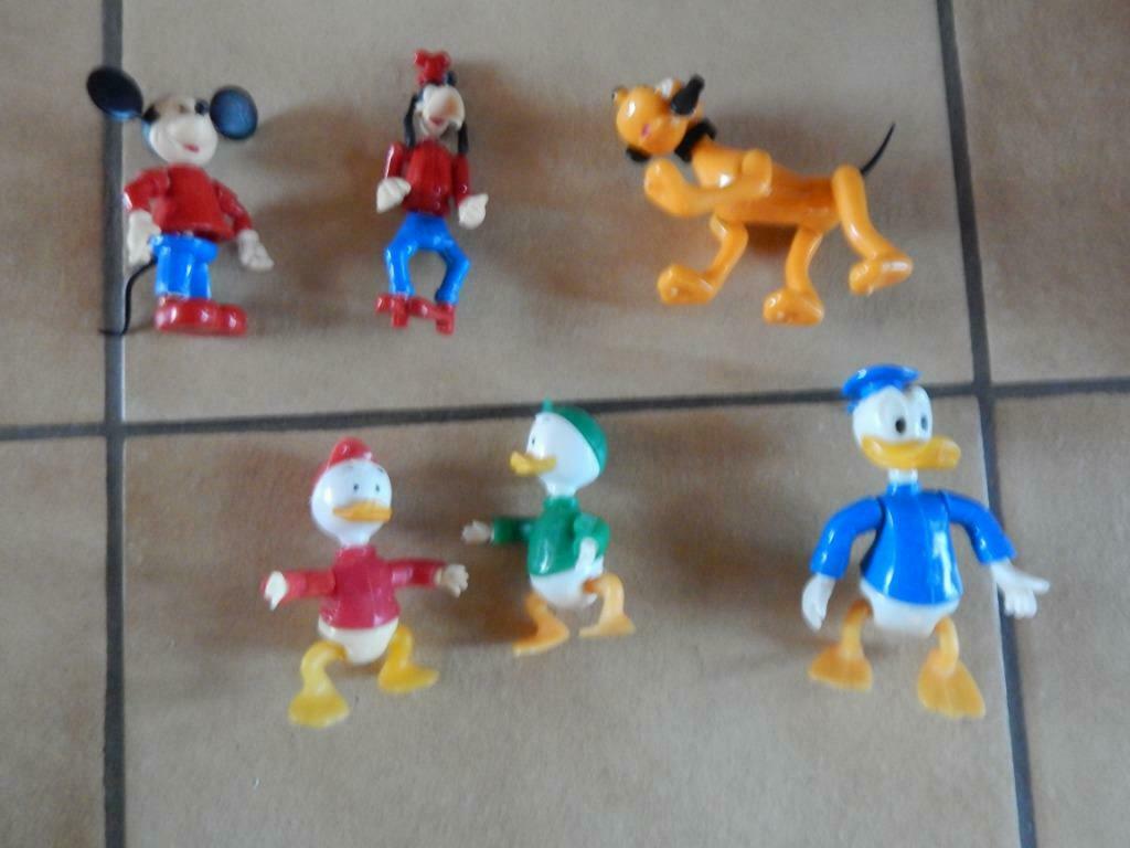 walt disney popjes donald duck vintage, Ophalen of Verzenden, Donald Duck, Gebruikt, Beeldje of Figuurtje