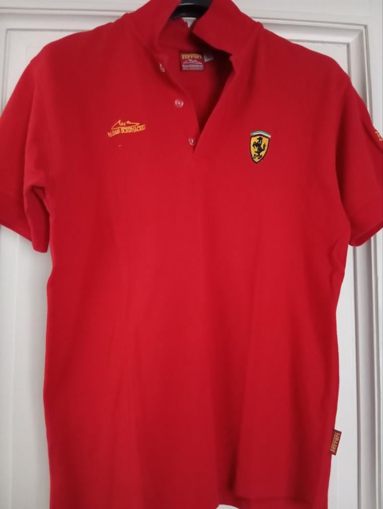 Polo Ferrari - Michael Schumacher official, size: L, Ophalen of Verzenden, Zo goed als nieuw