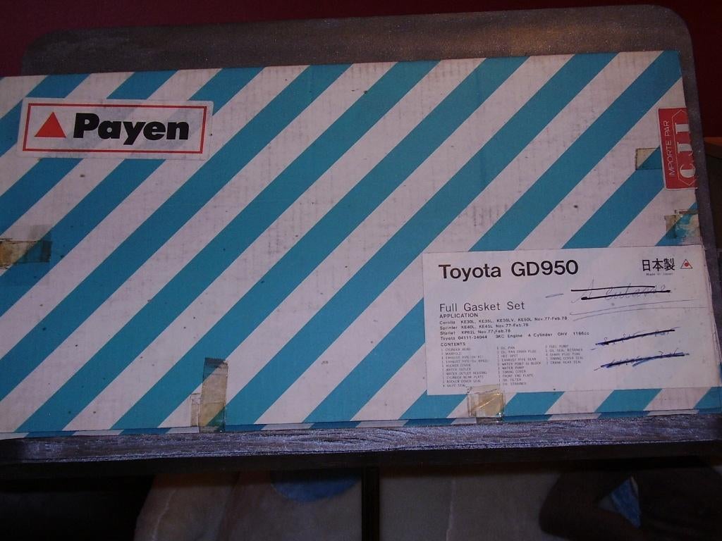 Een complete pakkingset voor TOYOTA COROLLA 3KC, Ophalen of Verzenden, Nieuw, Oldtimer onderdelen