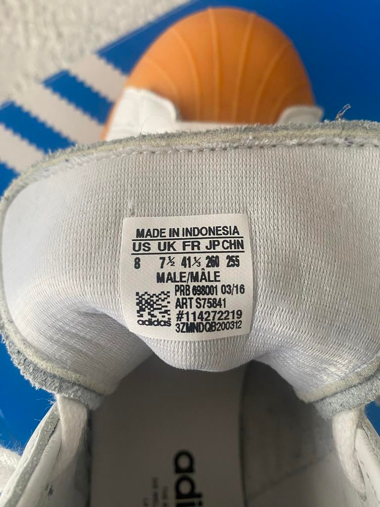 Basket Adidas, Wit, Ophalen of Verzenden, Zo goed als nieuw, Sneakers