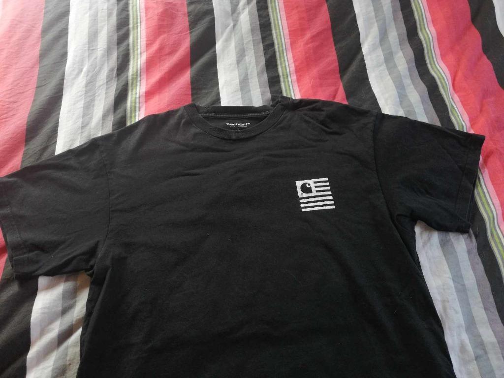 T-SHIRT ZWART MERK CARHARTT – MAAT L SKATE KLEREN, Maat 52/54 (L), Zwart, Carhartt, Ophalen of Verzenden
