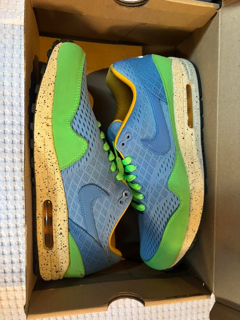 Nike Air Max 1 Beaches of Rio size 42, Kleding | Heren, Schoenen, Ophalen, Blauw, Nike, Zo goed als nieuw