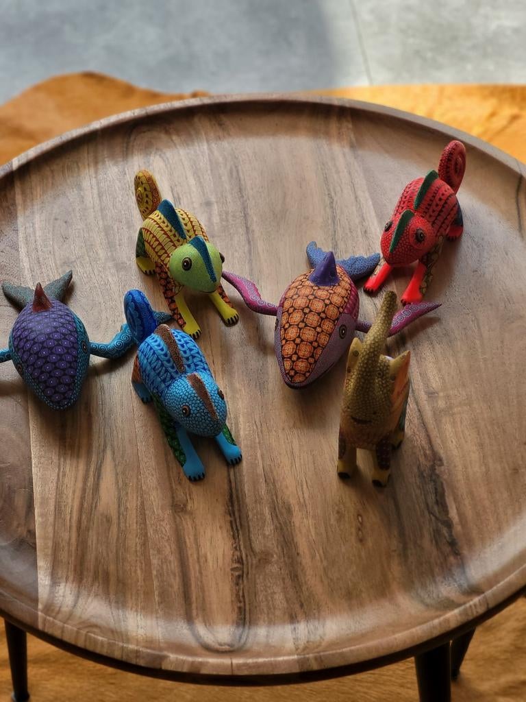 Alebrijes mexicains originaux — Sculptés et pelés à la main, Enlèvement ou Envoi