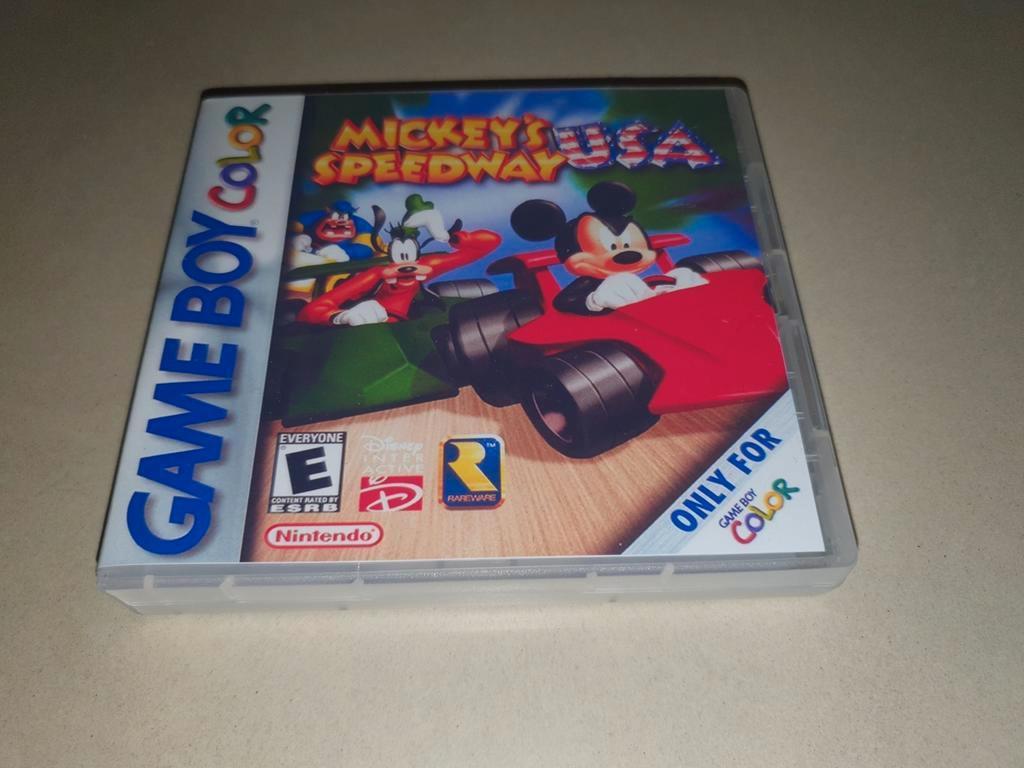 Mickey's Speedway USA Game Boy Color GBC Game Case, Envoi, Comme neuf
