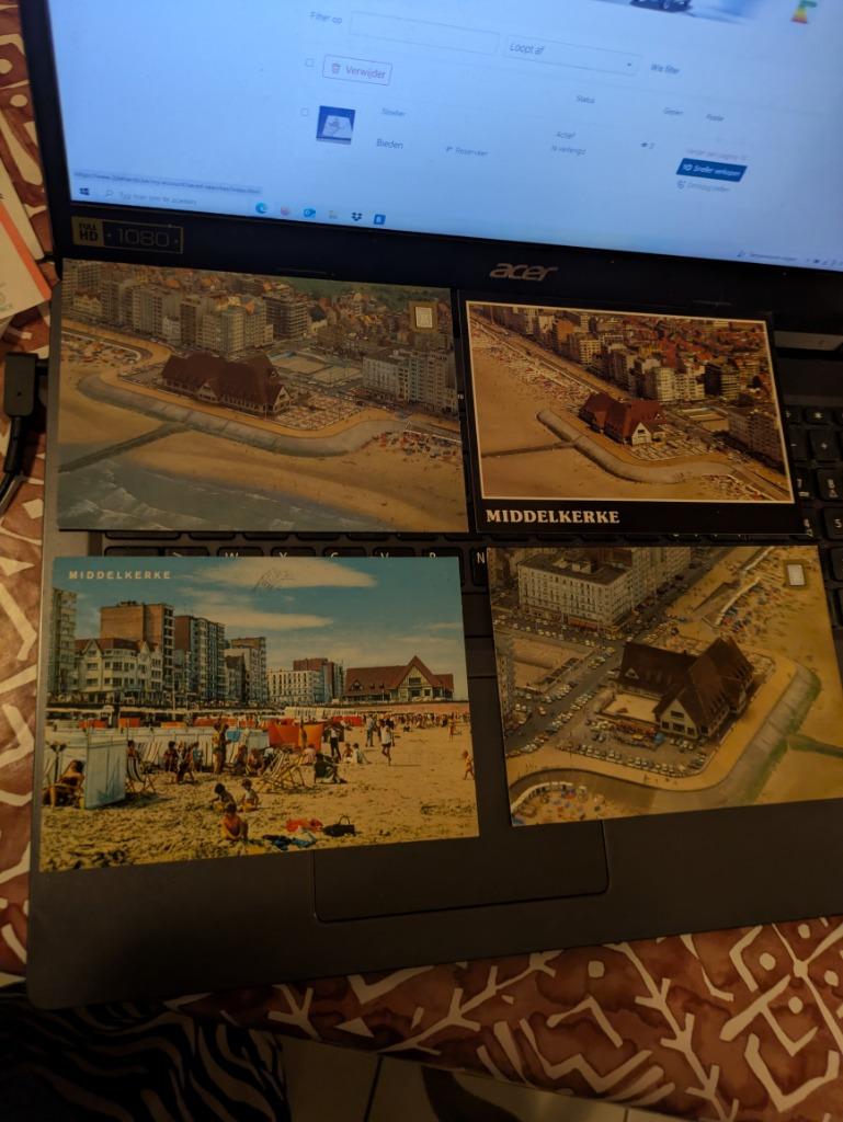 Middelkerke - casino strand en zeedijk, Ophalen of Verzenden, Gelopen, West-Vlaanderen