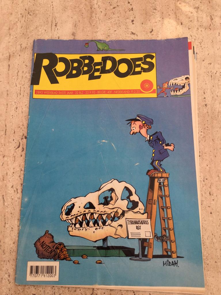 Strip - Robbedoes - Tyrannosaurus, Ophalen of Verzenden, Gelezen