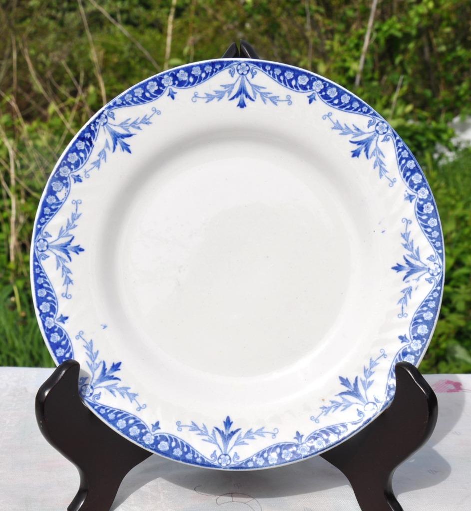 assiettes plate gien decor menton, Enlèvement ou Envoi
