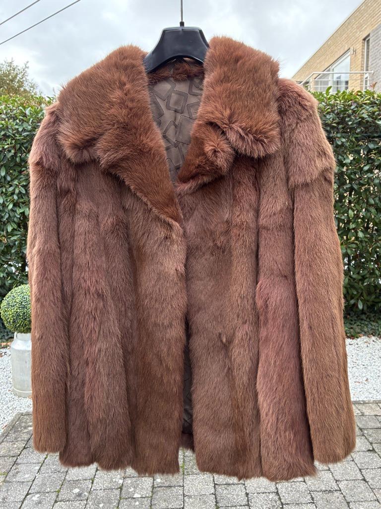 bontjas, Enlèvement, Comme neuf, Taille 38/40 (M), Brun