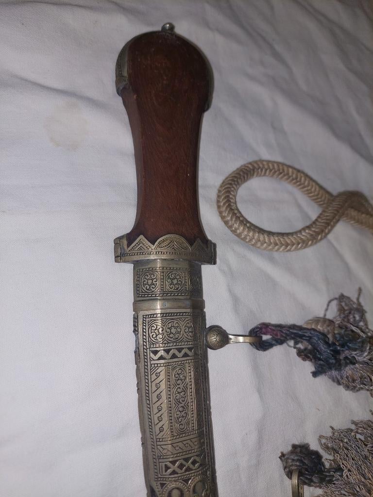 Dague Marocaine Poignard Berbères koumiya Maroc 19ème siècle, Enlèvement ou Envoi