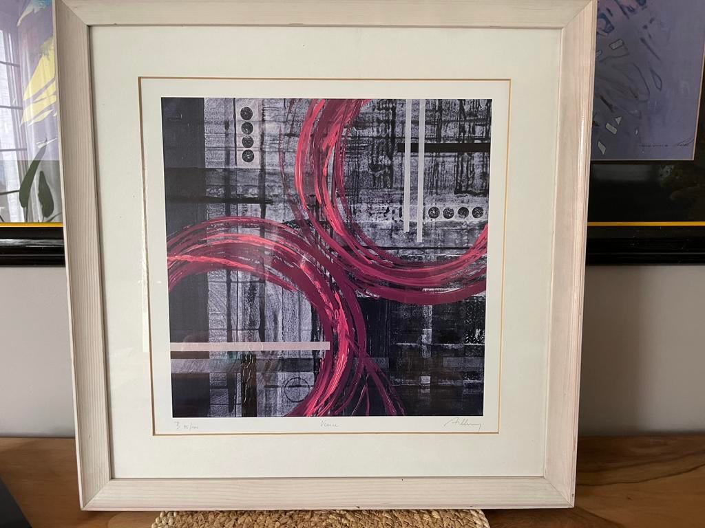 Twee litho’s gesigneerd en  genummerd van Nancy Aillery, Ophalen