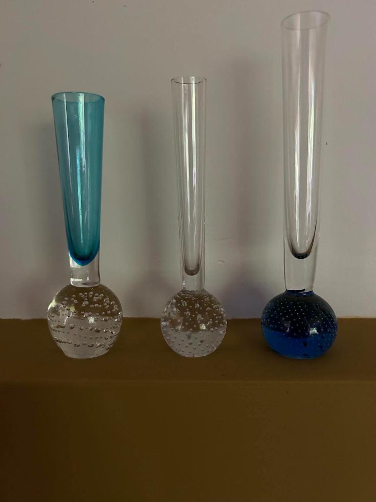 Trois vases à orchidées danoises vintage, Enlèvement ou Envoi, Maison et Meubles