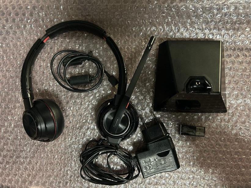 ➡️ Poly Plantronics Polycom Savi 8200 USB Office Headset, Ophalen of Verzenden, Zo goed als nieuw, 1 handset
