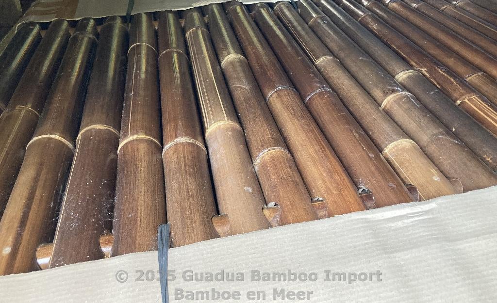 Tuinscherm bamboe donker, Tuin en Terras, Schuttingen, Nieuw, Hout, 1 tot 2 meter, Minder dan 3 meter, Ophalen of Verzenden