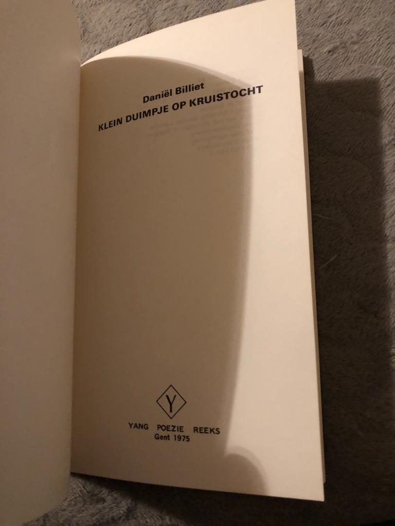Klein Duimpje op kruistocht - Daniël Billiet, Daniël Billiet, Ophalen of Verzenden, Zo goed als nieuw, Eén auteur