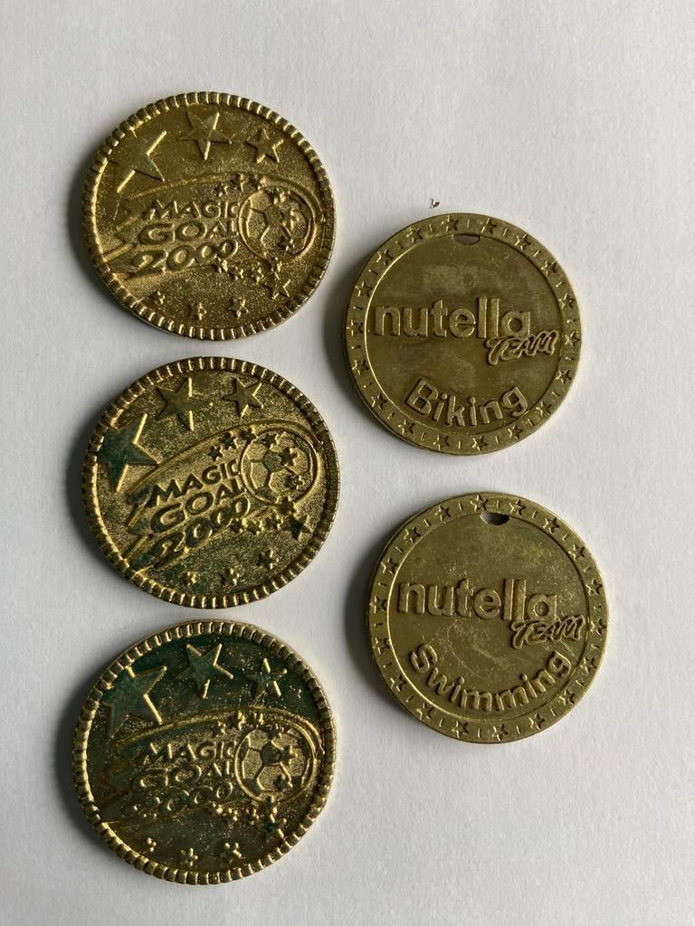 Nutella jetons, Ophalen of Verzenden, Overige materialen