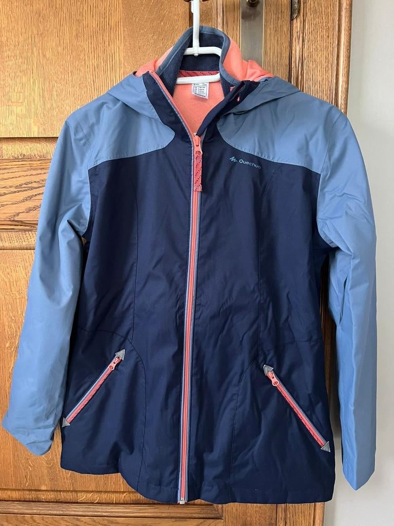 Regenjas met fleece Queshua, Ophalen, Zo goed als nieuw