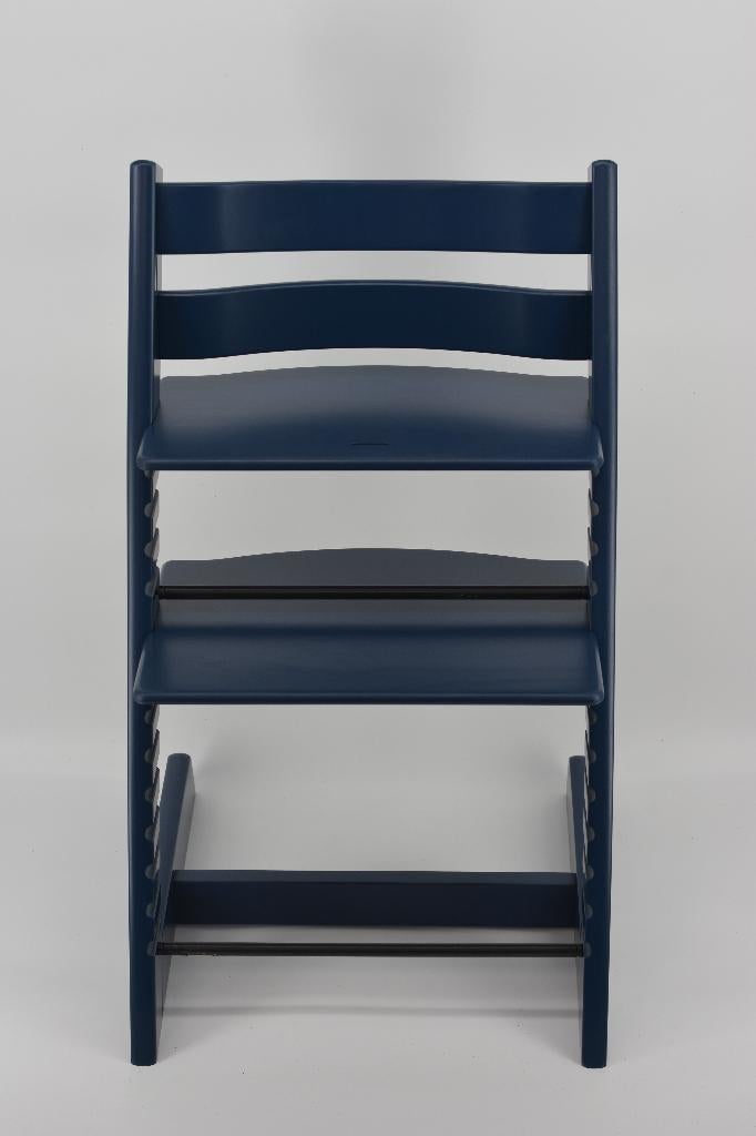 Stokke Tripp Trapp Midnight Blue — Modèle reconditionné, Envoi, Utilisé, Chaise évolutive, Ceinture(s)
