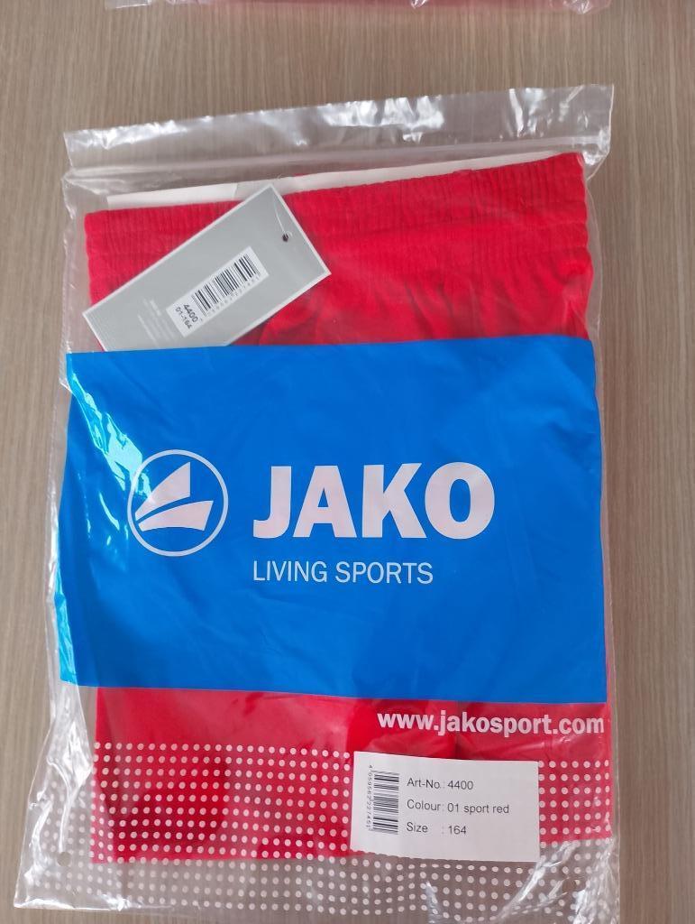 NIEUW rode voetbalshort Jako maat 164, Ophalen of Verzenden