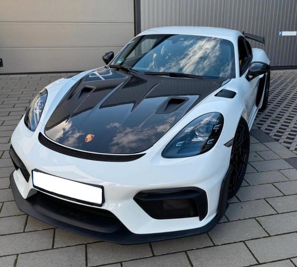 Verkocht !! GT4 RS WEISSACH - LED - LIFT - CERAMIC, Auto's, Porsche, Automaat, Bedrijf, Leder en Alcantara, Wit