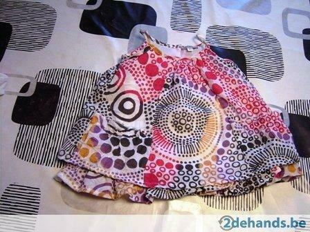 Heel mooi kleedje Pudding maat 68, Utilisé, Fille, Robe ou Jupe