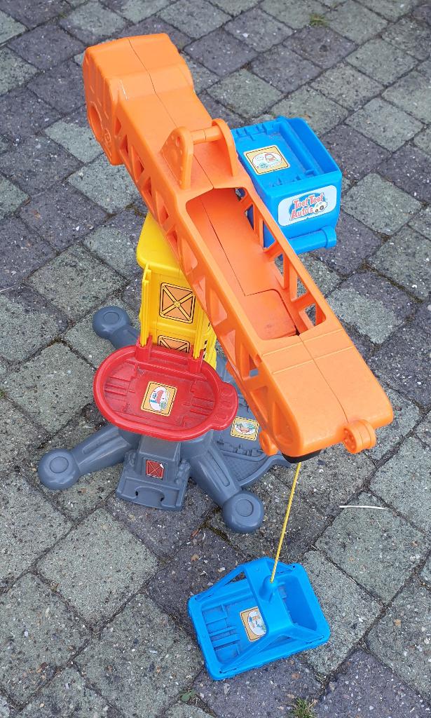 VTech Toet Toet Auto's kraan - Bouwplaats, Ophalen of Verzenden, Gebruikt