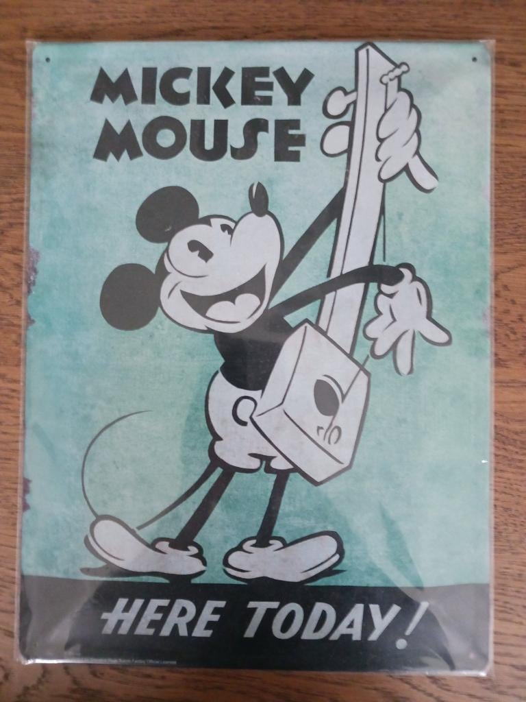 Mickey Mouse - décoration murale rétro, Enlèvement, Comme neuf