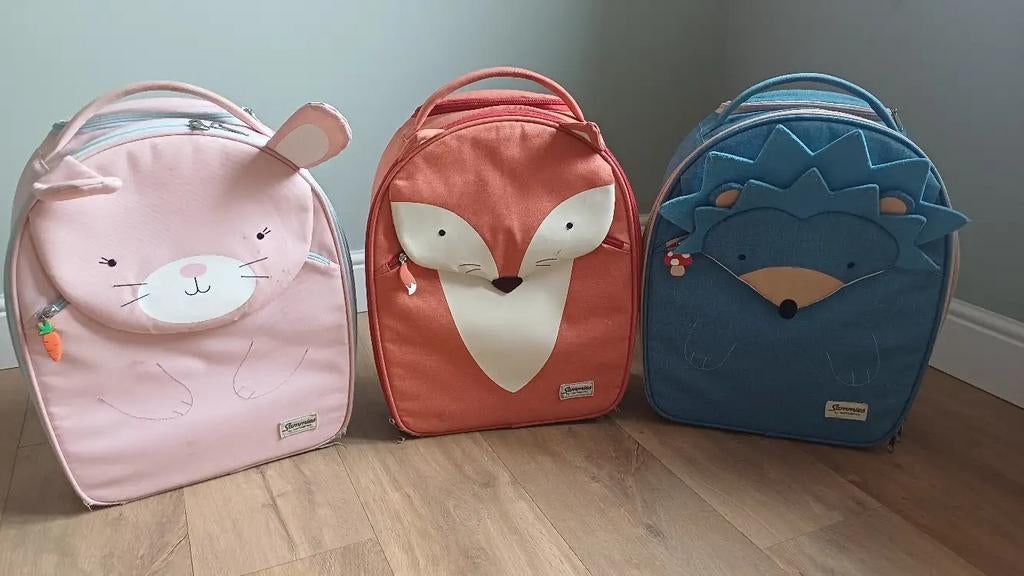 Samsonite (sammies) kindertrolly, Ophalen