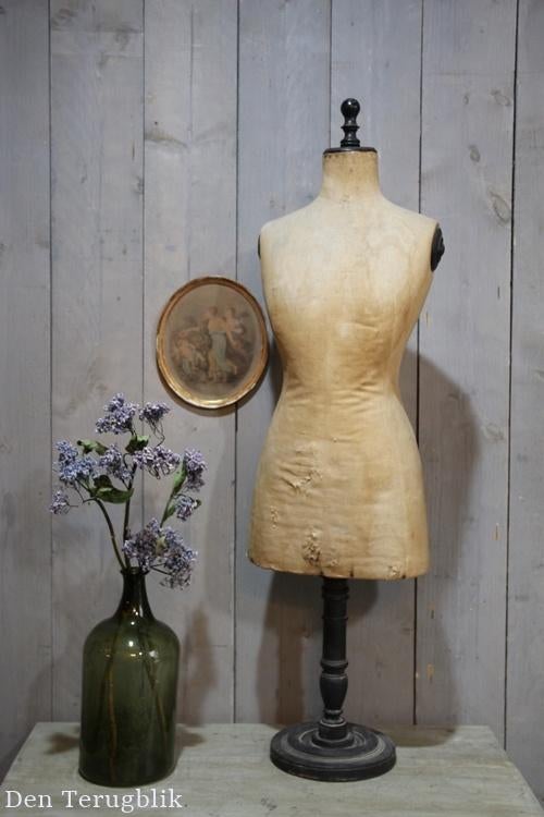 Antieke Franse tafelbuste mannequin, Enlèvement ou Envoi
