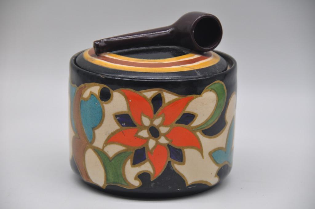 tabakpot - BIHL - Czechoslovakia, Antiek en Kunst, Antiek | Keramiek en Aardewerk, Ophalen of Verzenden