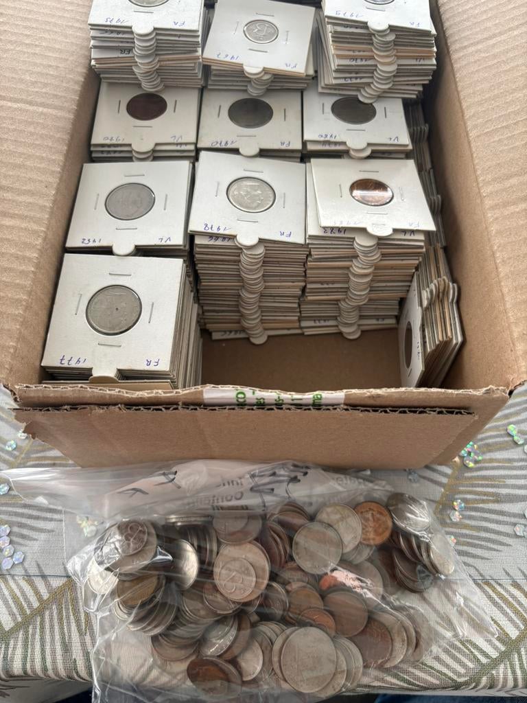 Belgische muntencollectie (1.000 munten)!, Ophalen of Verzenden, Overig, Losse munt