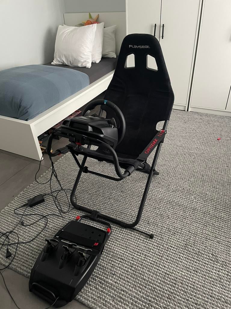 Logitech g29 stuu+pedalen+stoel, Enlèvement, Utilisé