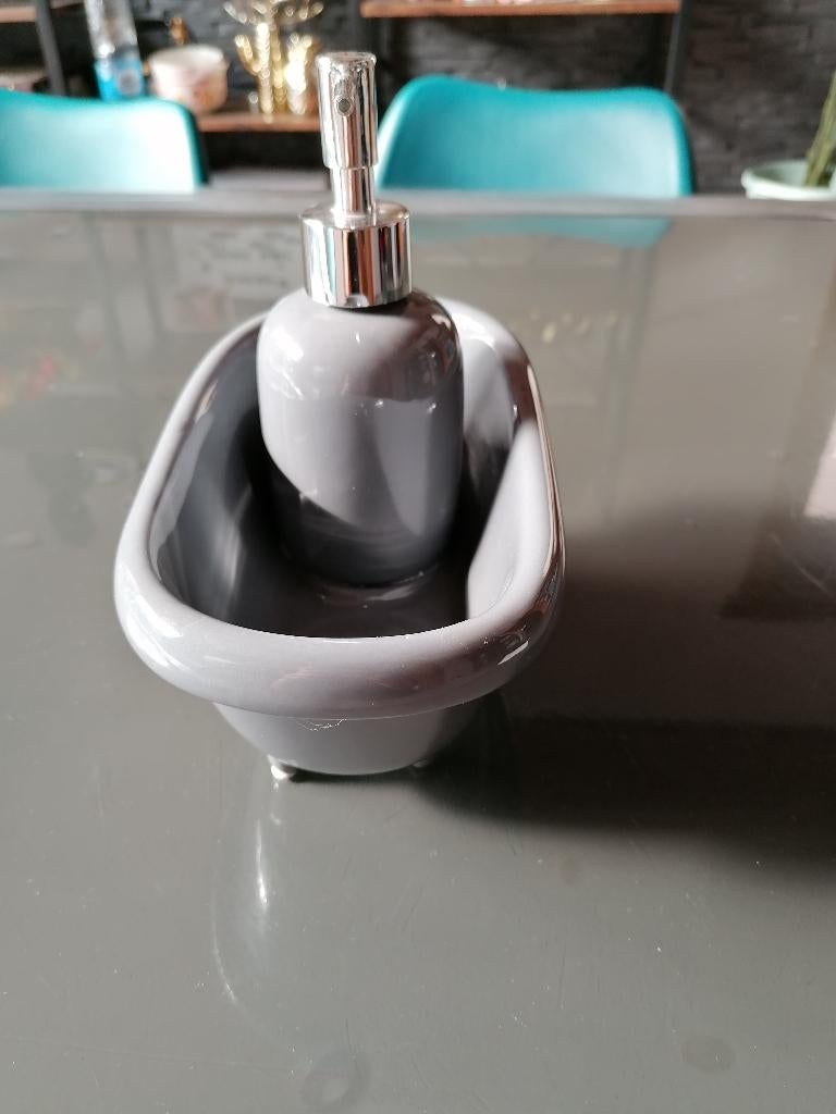 Porte-savon gris, Ophalen of Verzenden, Zo goed als nieuw