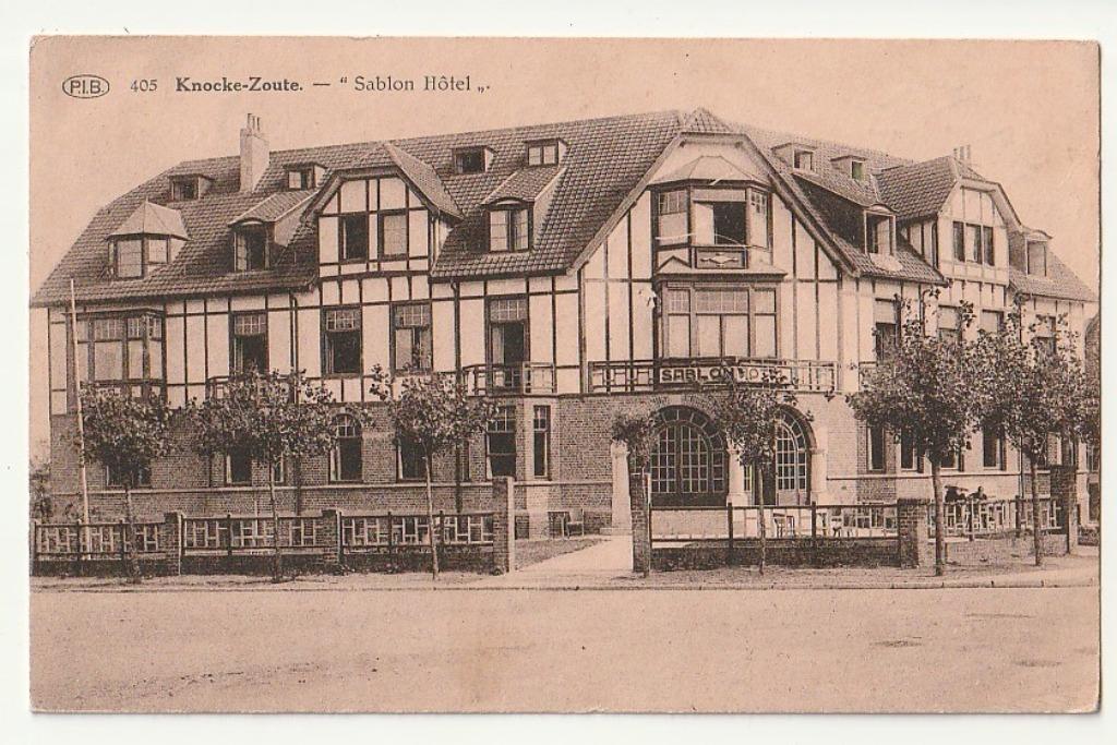 Knocke-Zoute Sablon Hôtel, Envoi, Non affranchie, Flandre Occidentale
