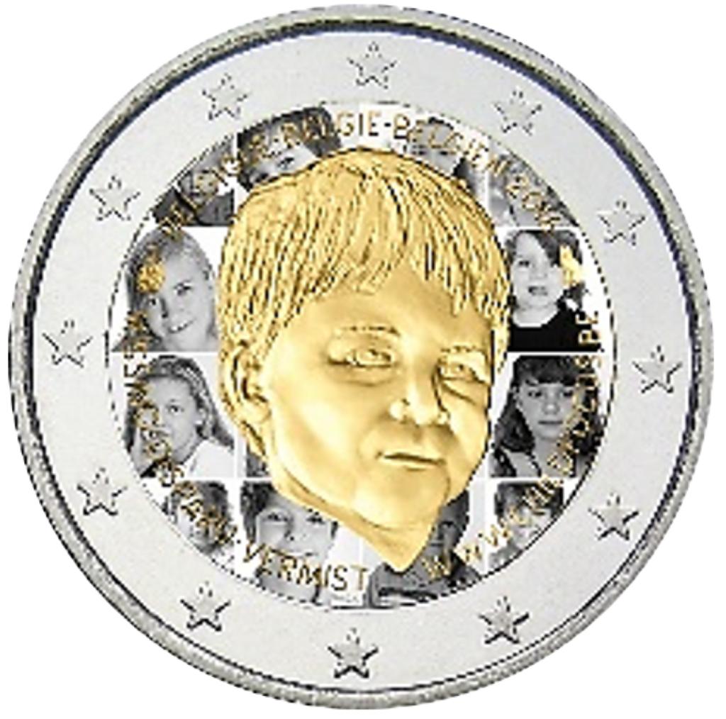 2 euros Belgique 2016 Child Focus coloré, Timbres & Monnaies, Enlèvement ou Envoi, Belgique, 2 euros