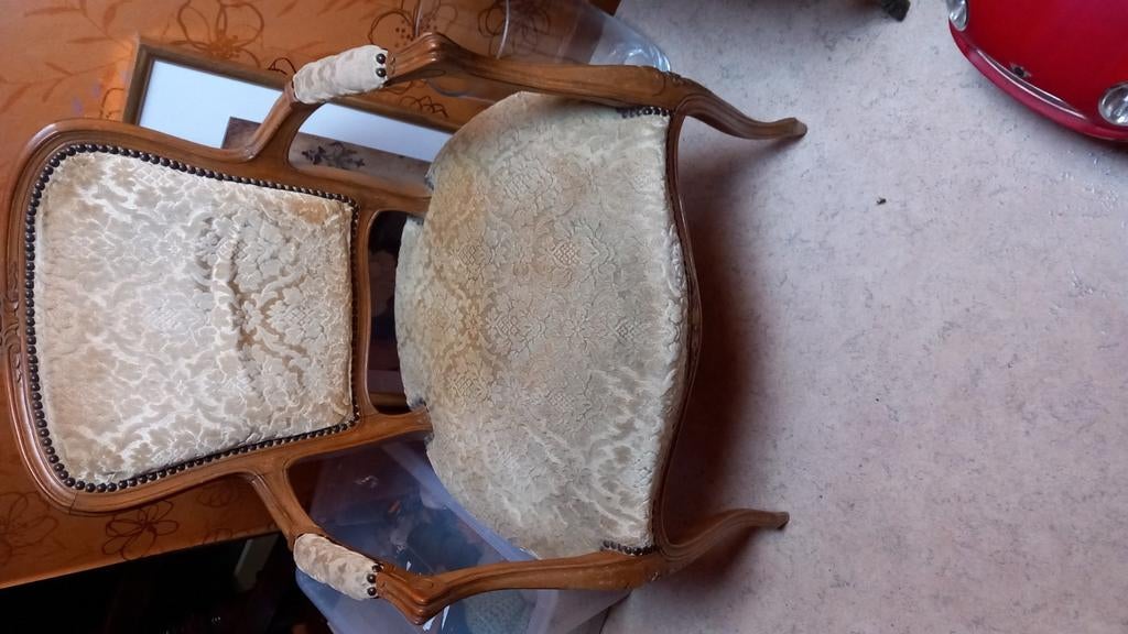 2 zetels louis XV stijl, Antiek en Kunst, Ophalen