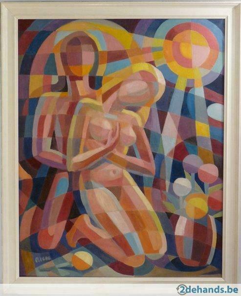 schilderij Walter PILS (1919-2008), Antiek en Kunst, Kunst | Schilderijen | Modern