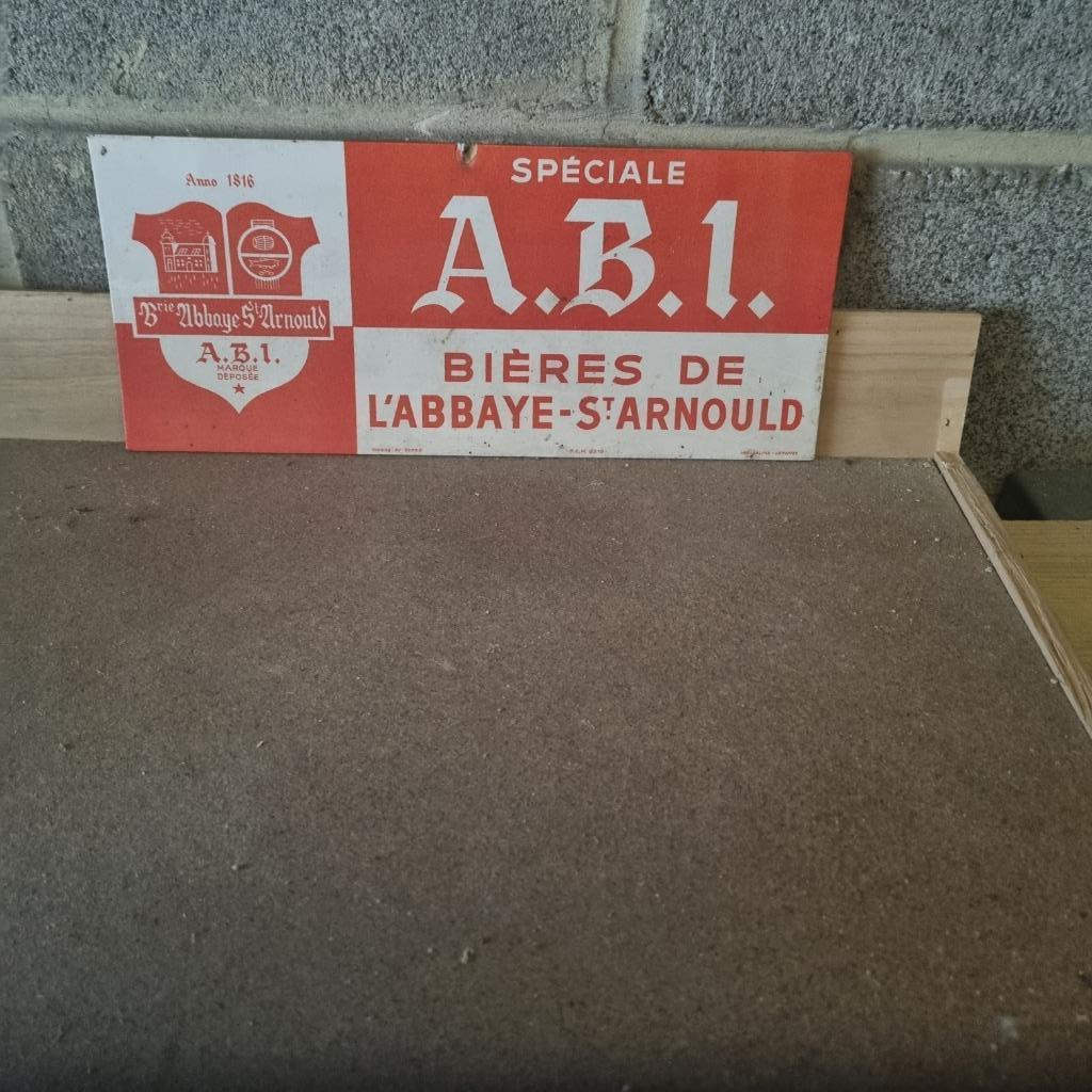 Publicité Spéciale A.B.I., Ophalen of Verzenden, Gebruikt, Reclamebord, Plaat of Schild, Overige merken